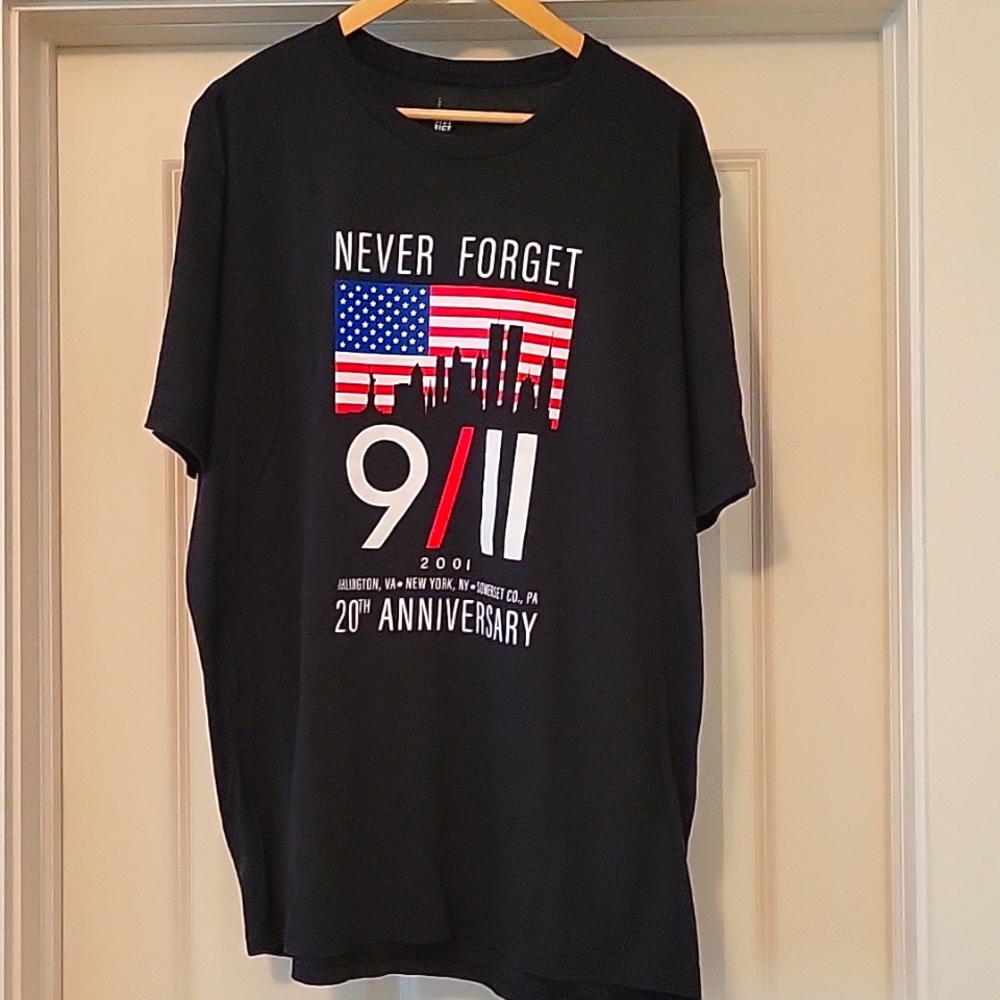 September 11th 20 year anniversary tee, 2XL